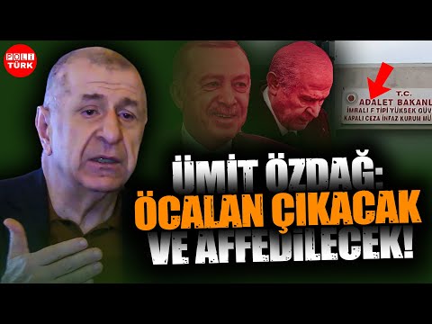 Flaş! Ümit Özdağ İktidarın Gizlenen Pazarlığını İfşa Etti "Öcalan Çıkacak ve Affedilecek!"