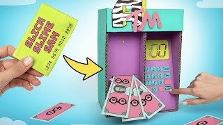 💳🔐 Distributeur DIY en Carton & Coffre Secret | Bricolages avec Sam & Sue