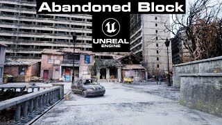 Unreal Engine Environment - Abandoned Urban Block - Realistic Environment