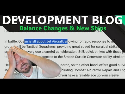 Development Blog - Balances Changes & New Ships