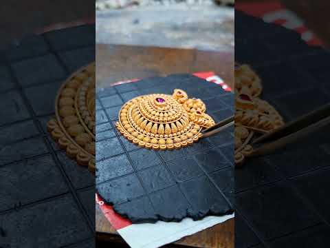 gold pendant making #shorts #reels #viral #jewellery #kartickmondalgold