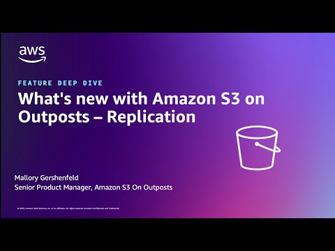 Amazon S3 Replication on Outposts | Amazon Web Services