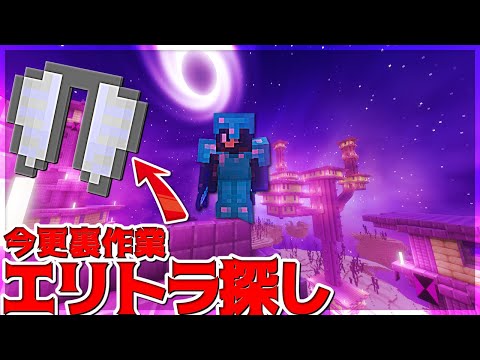 【マイクラ】今更裏作業。「エリトラ探しの旅」