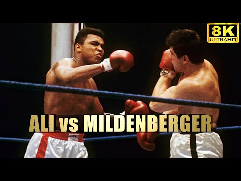 Muhammad Ali vs Karl Mildenberger | KNOCKOUT Highlights Boxing Fight | 8K Ultra HD COLOR