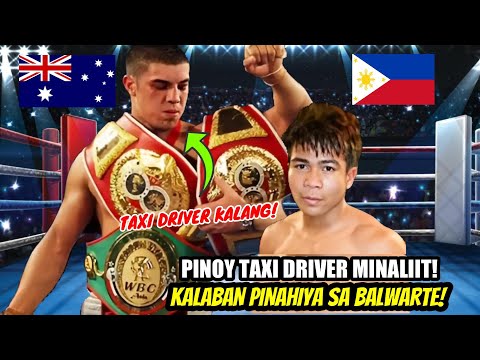 PINOY MINALIIT DAHIL TAXI DRIVER! TINALO ANG UNDEFEATED CHAMPION NG AUSTRALIA