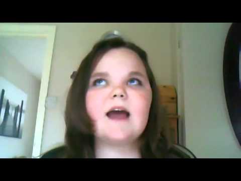 PSYCHO GIRL freaks out because she cant sing the right notes