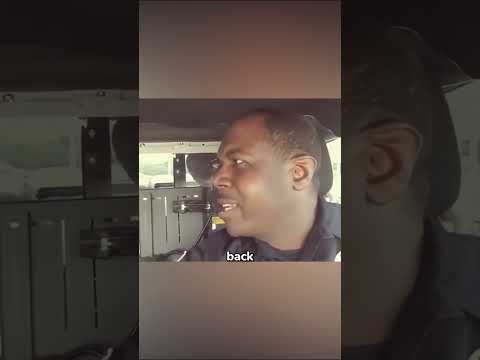 Policeman with a man