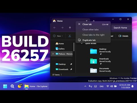 New Windows 11 Build 26257 – New File Explorer Feature, New Login Screen and Fixes (Canary)