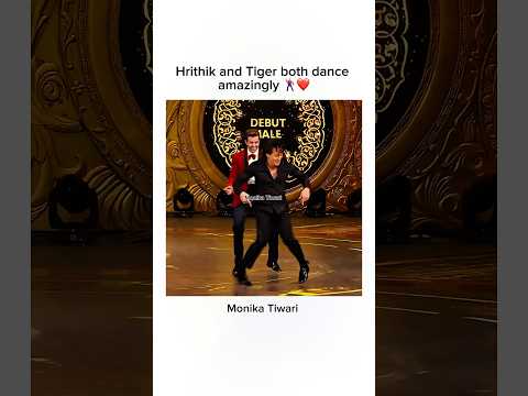 Hrithik and Tiger dancing on stage 🕺🥰 #bollywood #hrithikroshan
