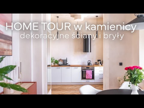 Wyjątkowe mieszkanie w kamienicy w śródziemnomorskim stylu i z bryłami na suficie | HOME TOUR