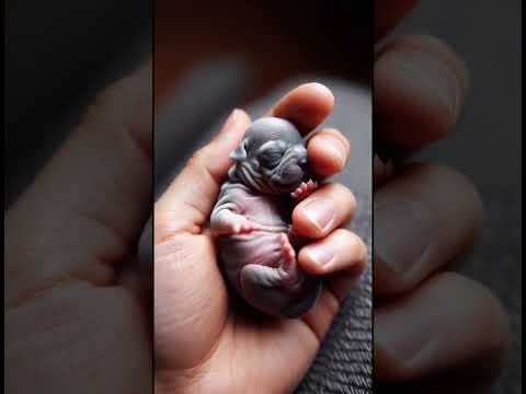 viral cute baby dog in human hand 📸 #cute #aishorts #animals #wildlife #motivation #youtubeshorts