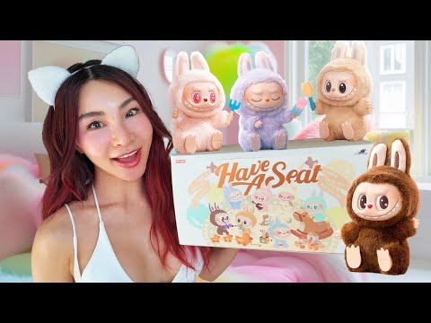 UNBOXING LABUBU HAVE A SEAT Blind Box Series + GIVEAWAY! 🎁✨