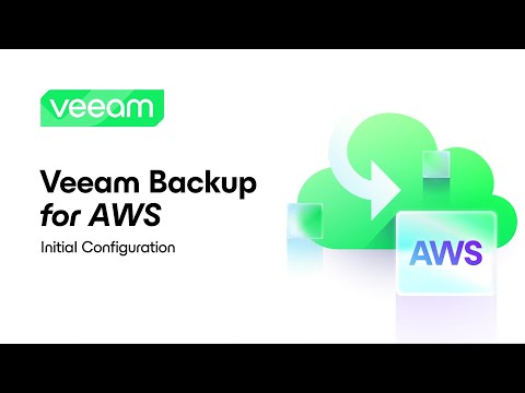 Veeam Backup for AWS: Initial Configuration
