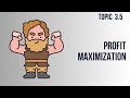 Profit Maximization in Microeconomics