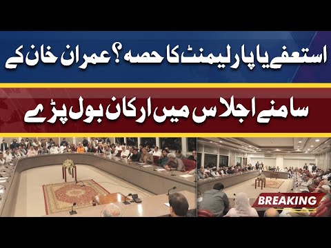 PTI Ky Resignations | PTI MNAs Imran Khan Ky Samne Bol Pare | Inside News