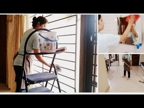 How To Clean A Big House Without A Maid||Indian Daily House Cleaning Routine
