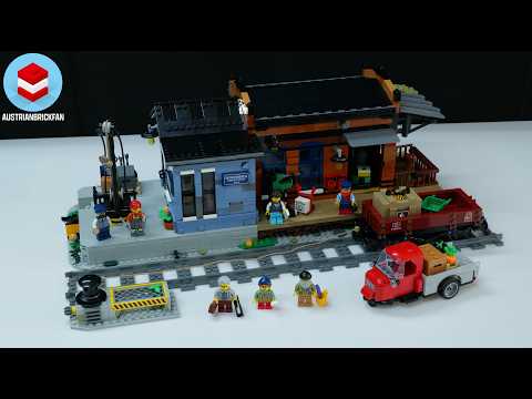 LEGO 910072 Woodbrick Freight Depot model from BrickLink Designer Program Series 9.
