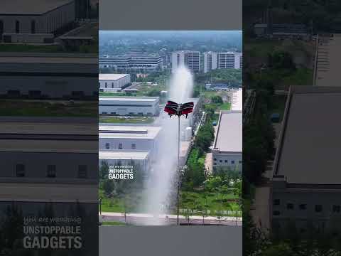 This ducted fan drone helps firefighters from above