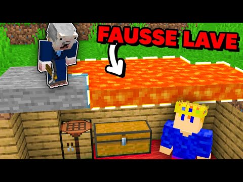 J'ai Utilisé des FAUX Blocs pour cacher mes Diamants..