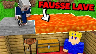 J'ai Utilisé des FAUX Blocs pour cacher mes Diamants..