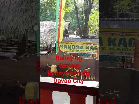 #viralvideo Bahay ng Tausog sa kadayawan.ng Davao City