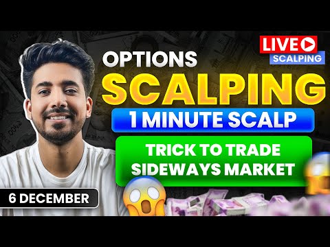 Live Intraday Trading || Nifty Option Scalping || 06 December || Option Buying