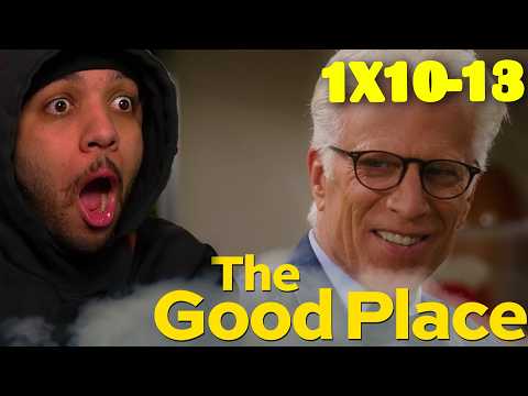 The Good Place 1x10 - 1x13 REACTION!! "WHAT WAS THAT ENDING OMG!"