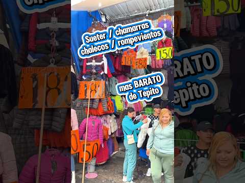 Chamarras / Chalecos en $135 pesos #Chamarras #sueter #tepito #preciosbajos #dondesurtir #cdmx #nove