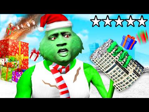 GTA 5 - FRANKLIN verwandelt sich zum GRINCH!🎄🎁