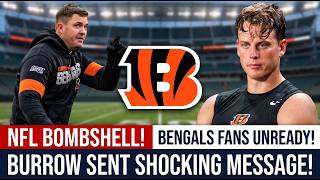 NFL BOMBSHELL! JOE BURROW JUST SENT A SHOCKING MESSAGE! BENGALS FANS WEREN’T READY!