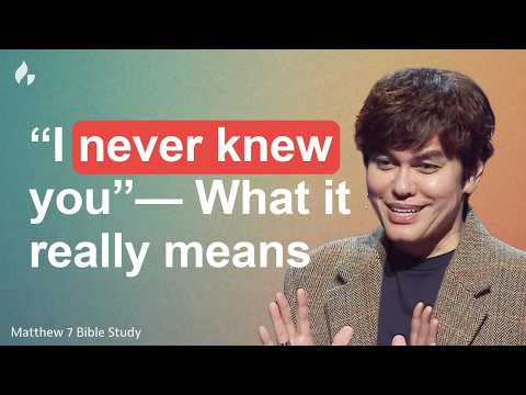 The Most Terrifying Thing Jesus Said (That We Misunderstand) | Matthew 7 Explained | Joseph Prince
