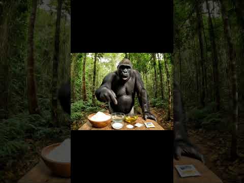 comente mais receitas que vcs querem ver! #gorilainfluencer #humour #gorila #ia