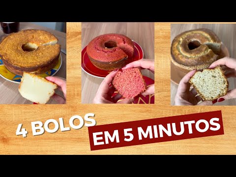 4 bolos em 5 minutos