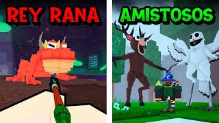 DERROTÉ al REY RANA y me hice AMIGO del CIERVO y el BÚHO en 99 NOCHES EN EL BOSQUE (ROBLOX)