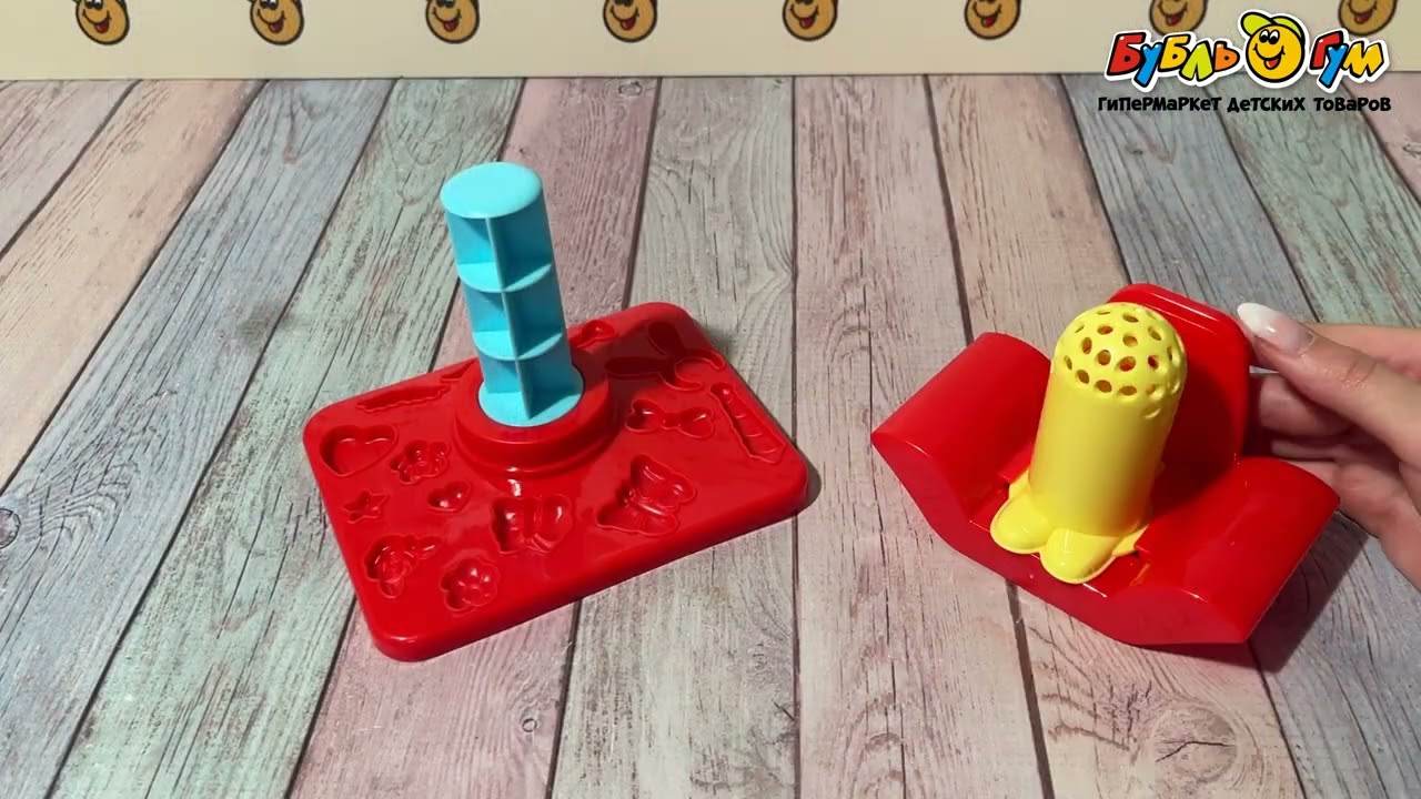 Набор массы для лепки Lanson Toys Парикмахерская 5цветов 18предметов - видео