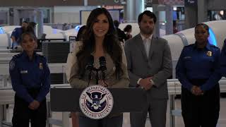 Homeland Security Secretary Kristi Noem to Host Press Conference at Nashville International Airport