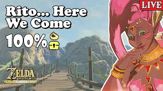 We're Getting Close to Rito Village! 100% Walkthrough Zelda Breath of The Wild Switch 2