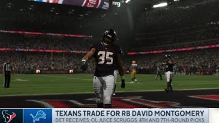 I put David Montgomery on the Texans after his trade! #fyp #viral #madden26 