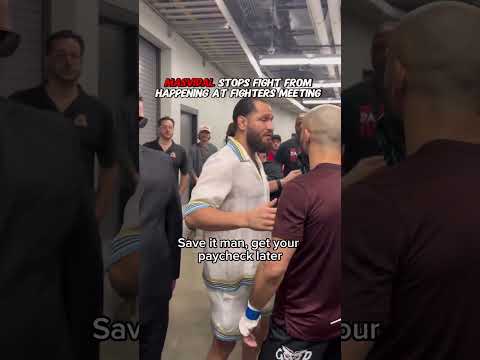 Jorge Masvidal Breaks Up A Fight