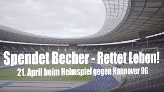 Spendet Becher - Rettet Leben 2019