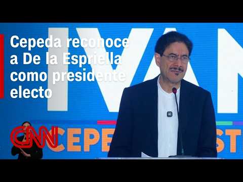 Cepeda acepta su derrota ante De la Espriella y denuncia intervención de Trump en elecciones