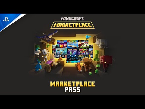 Minecraft Marketplace Pass - Launch Trailer | PS4 & PSVR Games