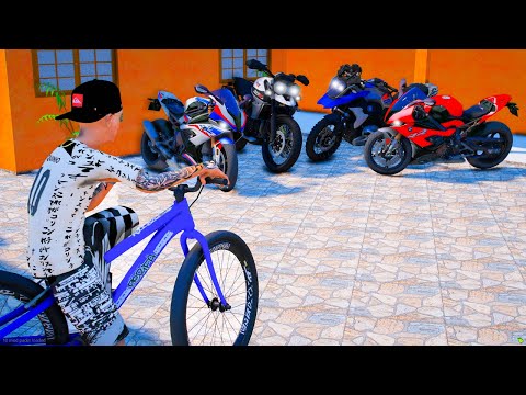 ACHEI MOTOS NA CASA DO JOÃO DO GRAU | GTA 5 MODS