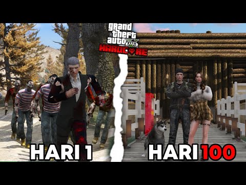 100 HARI DI GTA 5 ZOMBIE APOCALYPSE HARDCORE