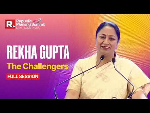 Delhi Chief Minister Rekha Gupta At Republic Plenary Summit 2025 |  Limitless India| Full Session