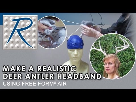 How To Make a Deer Antler Cosplay Headband Using Free Form® AIR Epoxy
Putty