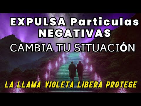 LIBERA Y EXPULSA PARTÍCULAS  NEGATIVAS DENSAS OSCURAS !ALOJADAS EN TI ✝️ Poderosa  LLAMA VIOLETA ✝️