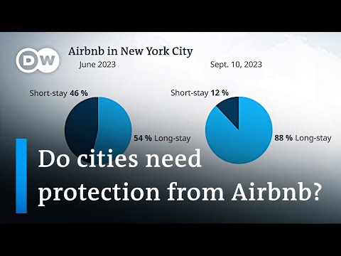 'New York is an extreme outlier' Airbnb Co-founder Blecharczyk | DW News