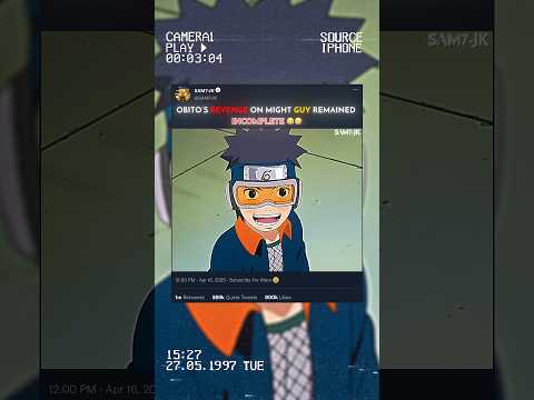 OBITO COOKED 😆.... MIGHT GUY Vs OBITO 🤯🥶