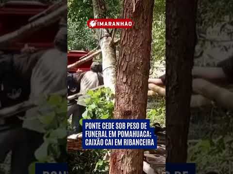Ponte cede sob peso de funeral em Pomahuaca; caixão cai em ribanceira